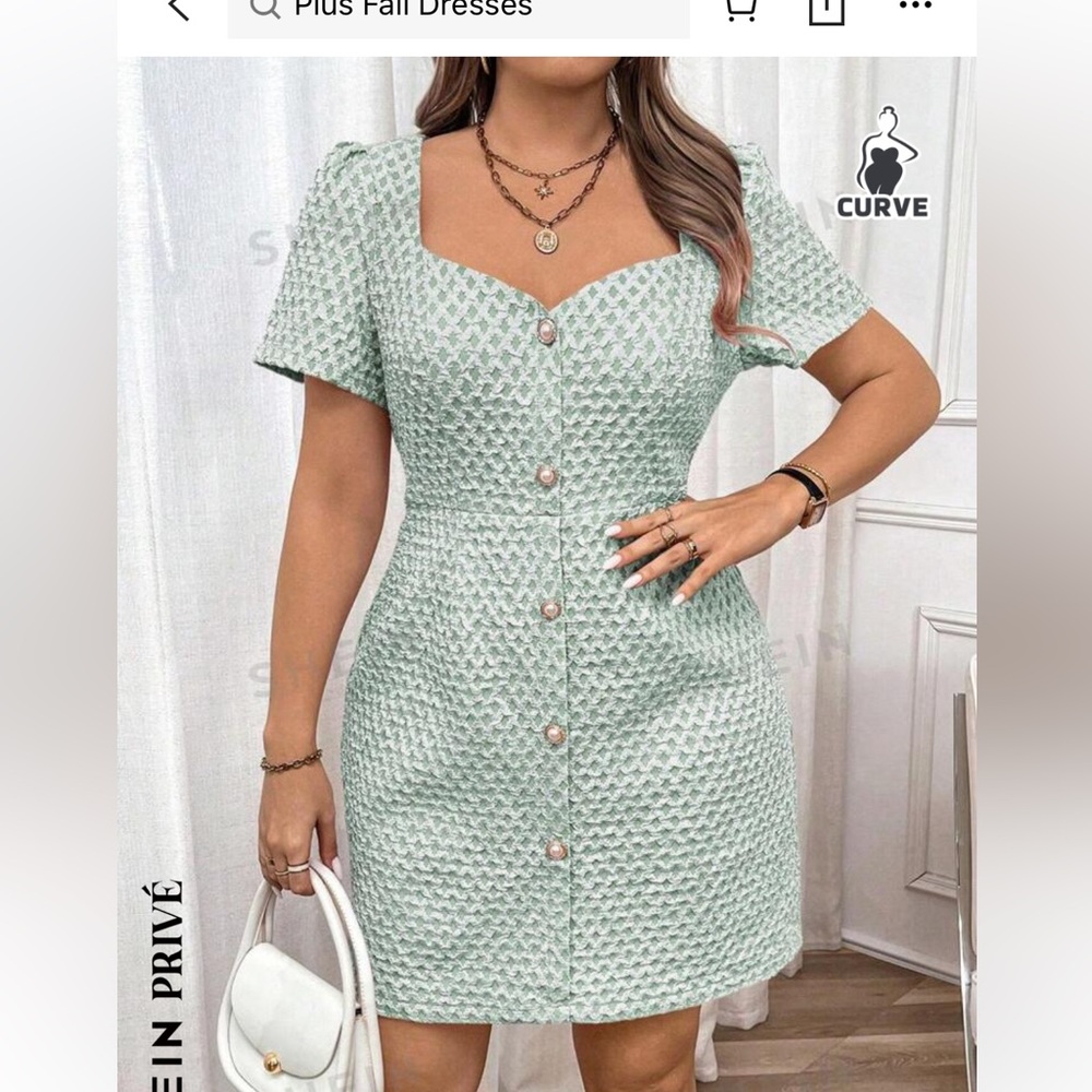 Teal dress